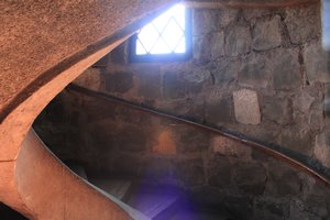 Stairs at the funicular castle