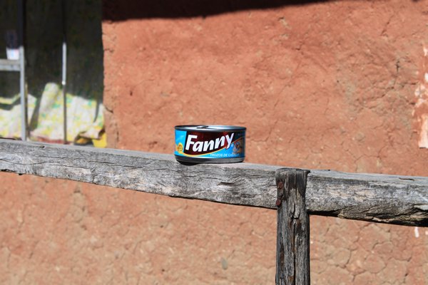 yep.. its a tin of tuna called Fanny.. tehehehe