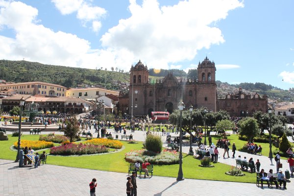 Easter Sunday in Cuzco Plaza de Armas