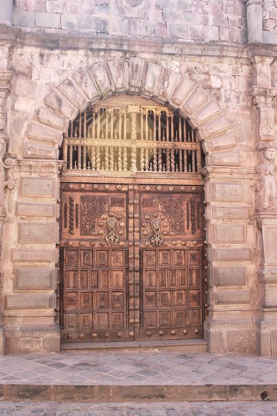 the doors in Cuzco are beautiful