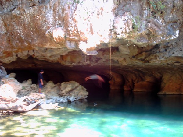 Cave tubing