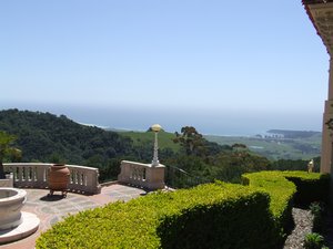 View of the Pacific Ocean from balcony