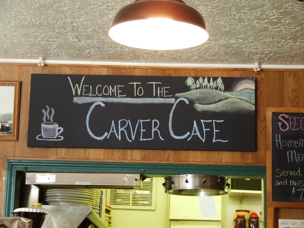 "Welcome to Carver Cafe" 
