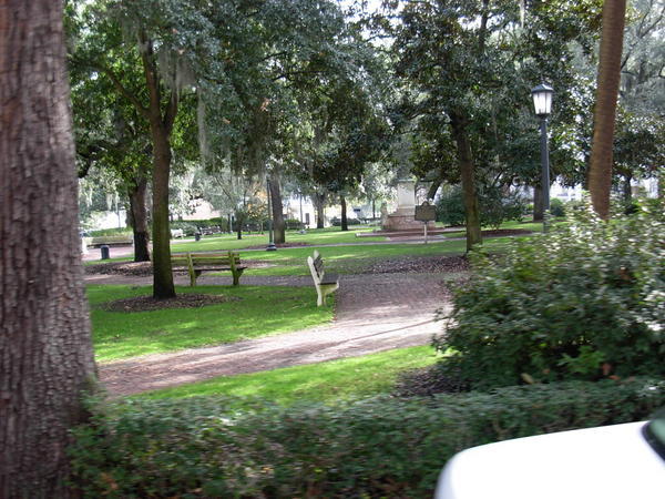 A square in Savannah