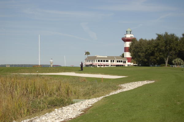 Famous 18th Hole and Lighthouse at Hilton Head
