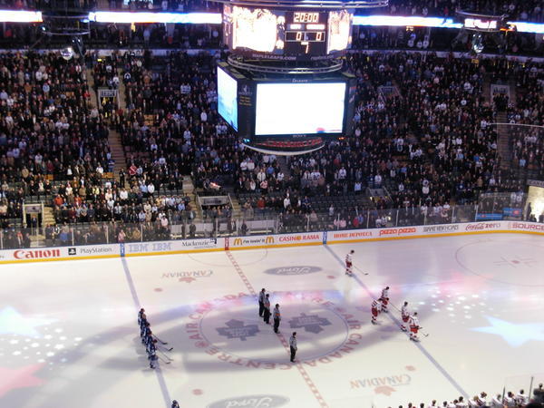 National Anthems at the Maple Leafs game