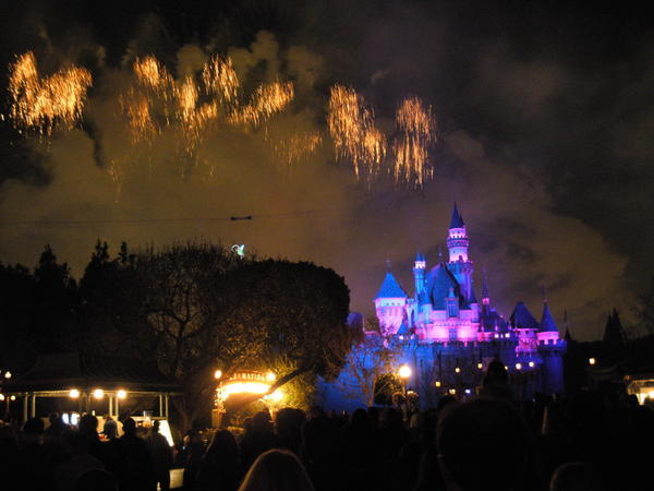 Fireworks at Disneyland