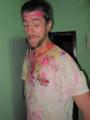 covered in colour at holi