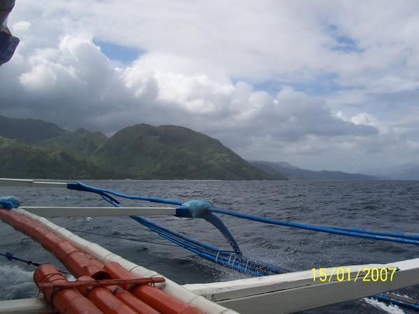 Boat ride to Puerto Galera