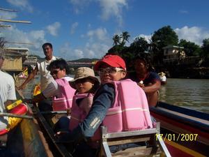 On the way to Pagsanjan Falls