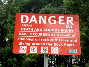 Danger sign !