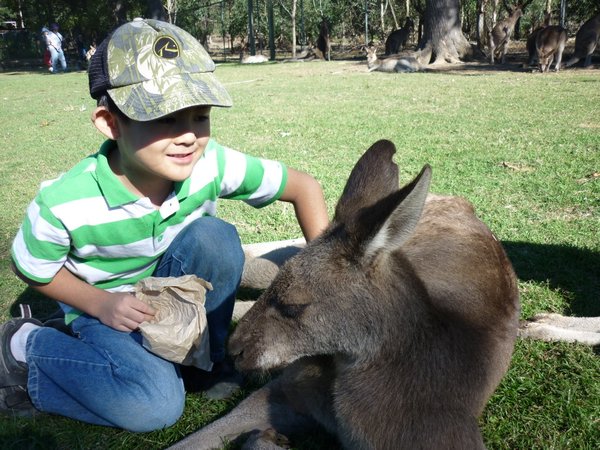Ryan with a roo