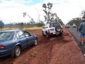 4WD towing us also got bogged !