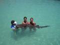 Me and Rach swimming with a shark!!