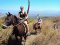 Seyche and Tony horse  riding