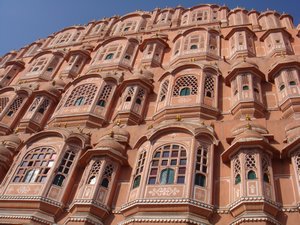 the start of Jaipur the pink city