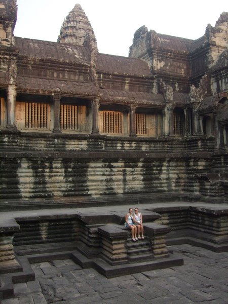 Me and Anete at Angkor wat