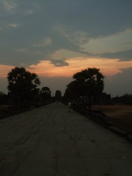 Sunset at Angkor wat