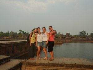 At Angkor wat on Thursday evening