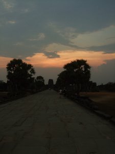 Sunset at Angkor wat