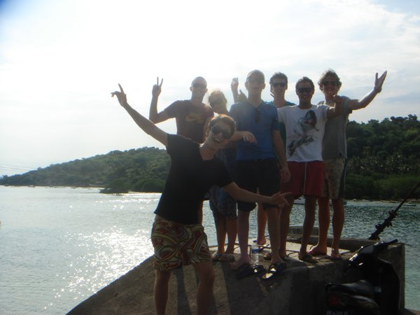 Me and some of the guys at Lembongan island roundtrip