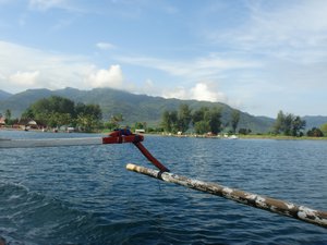 Leaving Gili T, that's Lombok