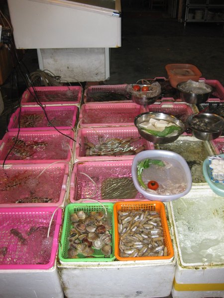 An array of seafood