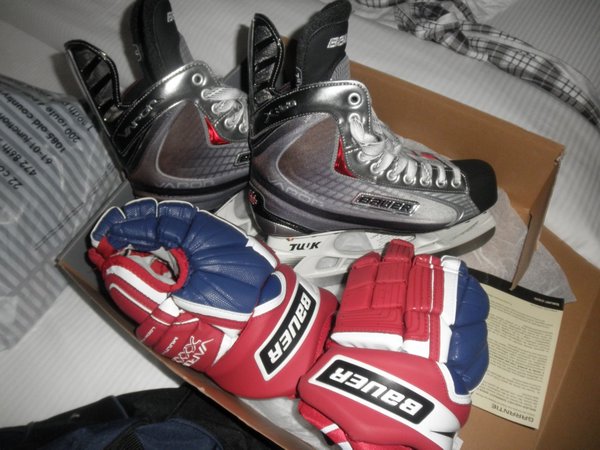 New Skates and Gloves