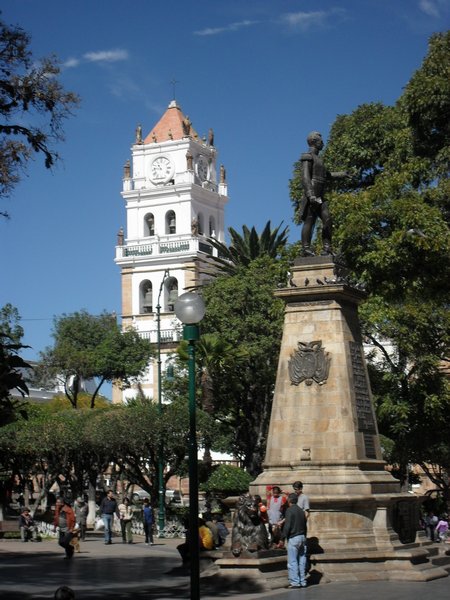 The plaza, Sucre