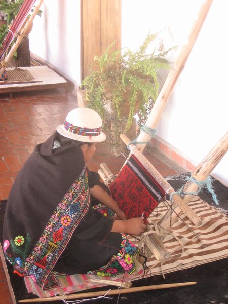 Weaving at the Museum