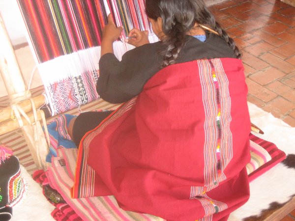 Weaving at the Museum