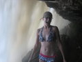 Walking Under a Waterfall