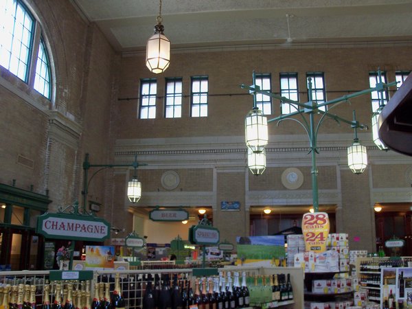 Another View of Restored Train Station/Liquor Store