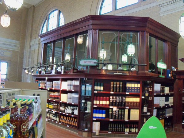 Liquor Store in Historic Train Station