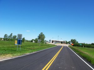 Saskatchewan Border Crossing
