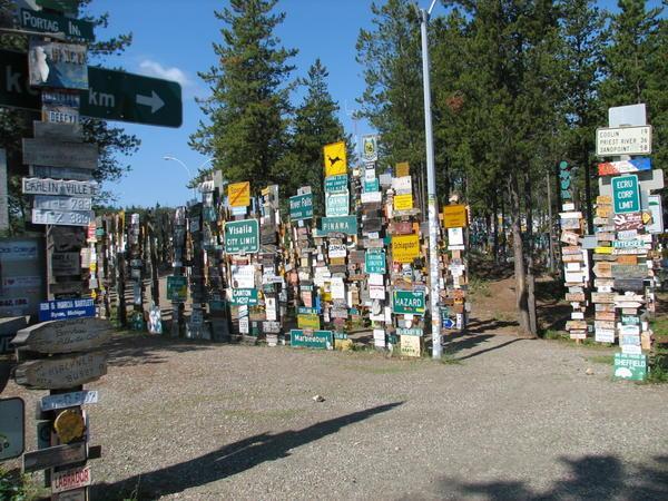 Watson Lake Signpost Forest