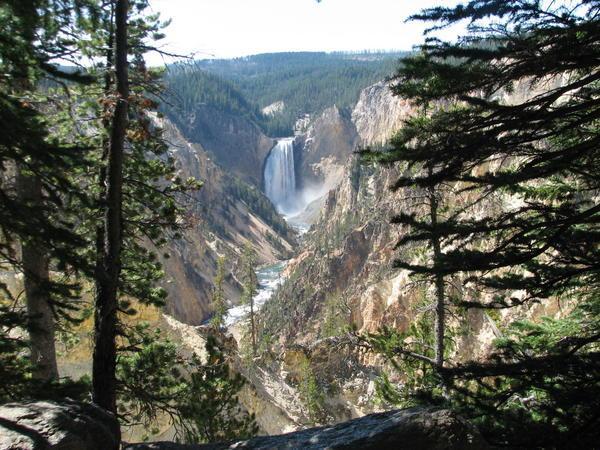 Lower Falls in the Grand Canyon of the Yellowstone River