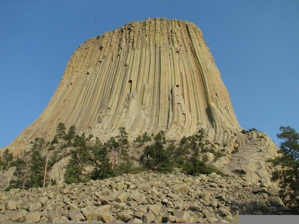 Devils Tower Viewed from near the Base