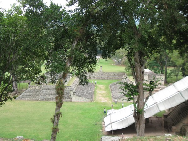 Overview of ball court
