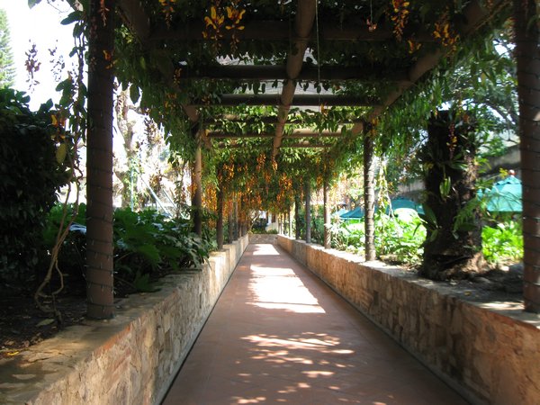 Walkway to museums