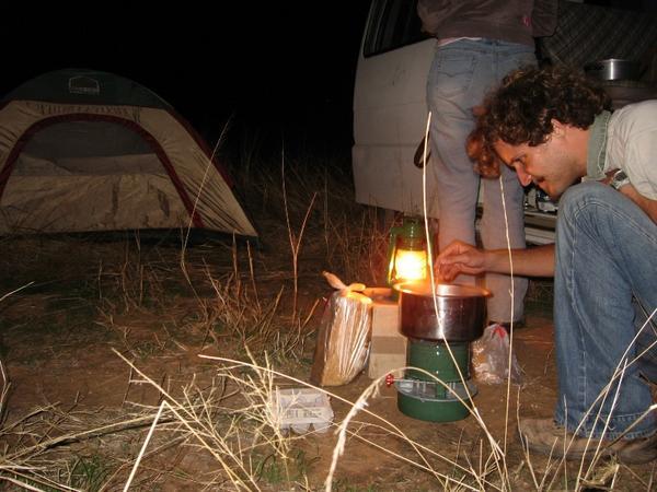Cheap camping and food