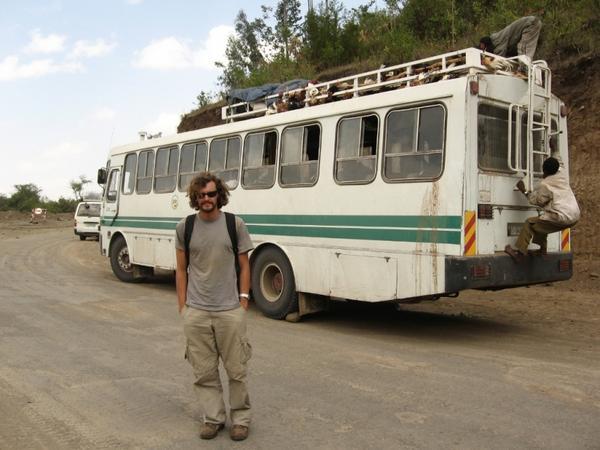 Ethiopian buses and the chickens