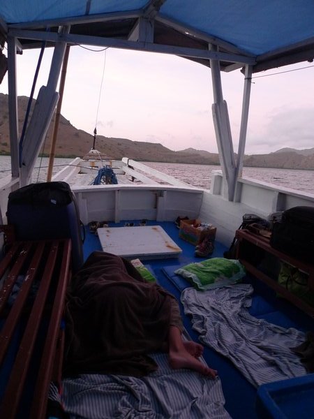 Drengenes soveplads på båden