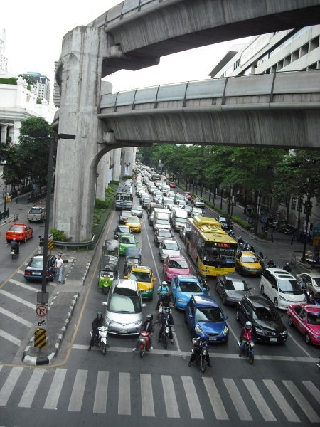 Horrendous Bangkok traffic