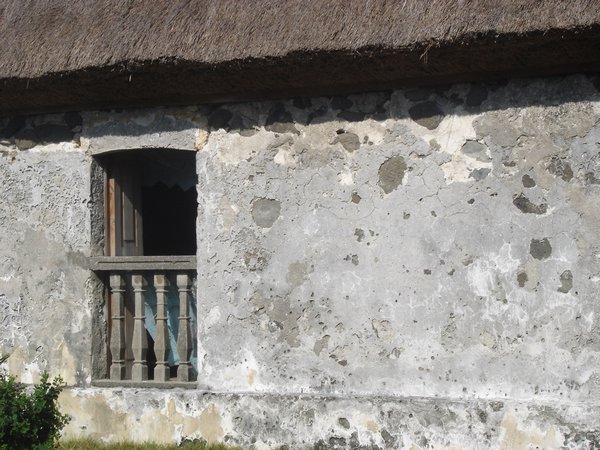 detail of an old house