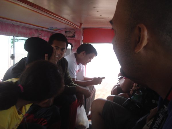 inside the jeepney