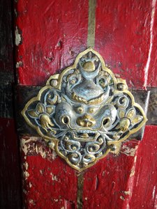 detail of a door ornament