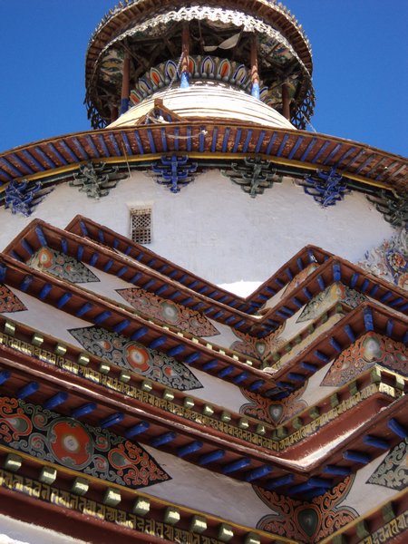 detail of Kumbum Stupa 