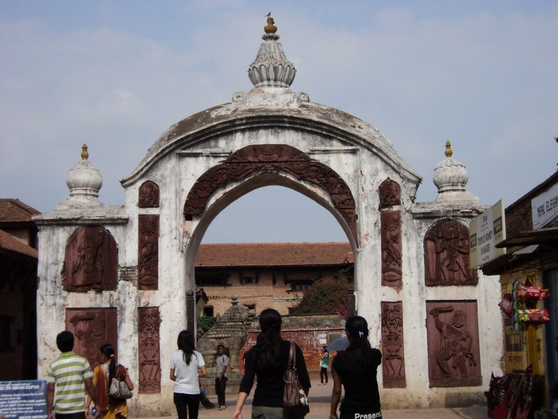 entrance to Bhaktapur Durbar Square