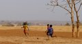 kids playing football in Garabiche Metema Woreda, Benishangul-Gumuz Region